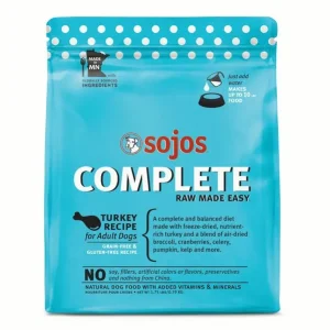 Sojos Freeze-Dried Dog Food Complete Adult Turkey - 1.75 lbs