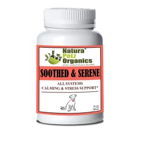 Soothed & Serene - All Systems Anxiety, Calming & Stress Support* Dogs & Catss & Cats*