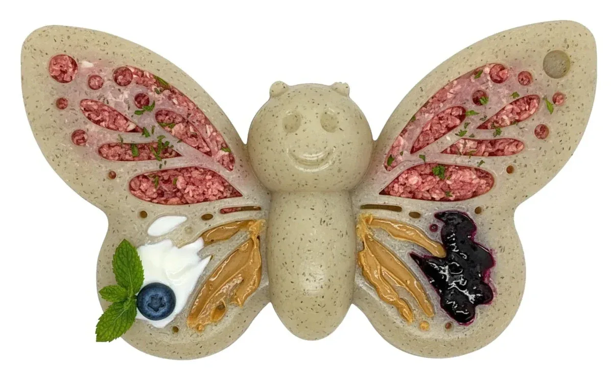 SP Butterfly Chew and Enrichment Dog Toy - Image 2