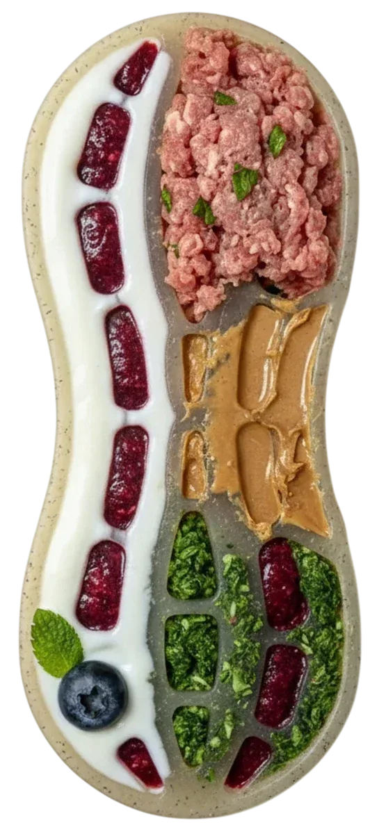 SP Peanut Ultra Durable Nylon Dog Chew Toy for Aggressive Chewers - Image 2