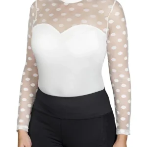 Spicy Girl Ginger Long Sleeve Shirt by EC- White- Large