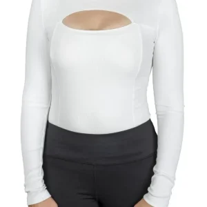 Spicy Girl Thyme Long Sleeve Shirt by EC- White- Large