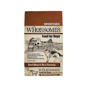 Sportmix Wholesomes Small Dog Adult Beef Meal Rice - 40 lbs