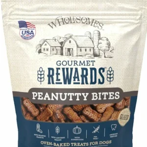 Sportmix Wholesomes Small Dog Biscuits Peanutty Bites - 3 lbs