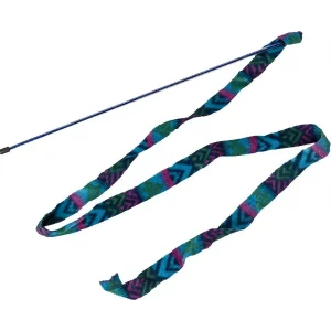 Spot Cat Prancer Fleece Frenzy Wand Cat Toy Assorted