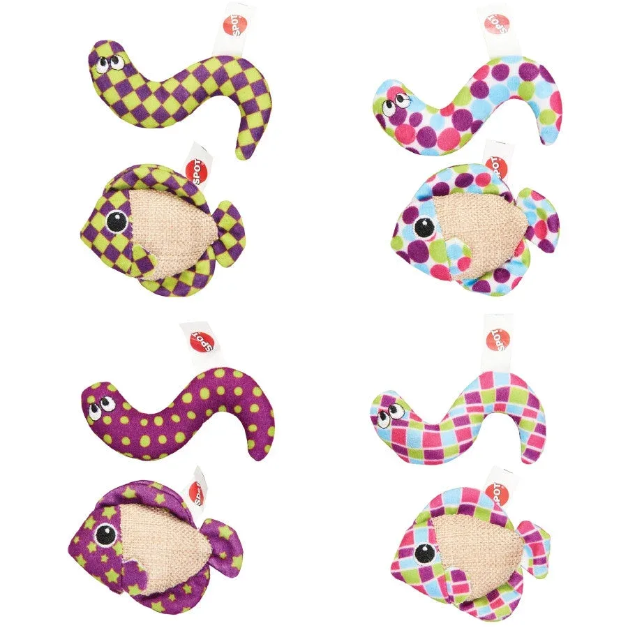 Spot Catch N Release Cat Toy with Catnip Assorted 2 ct