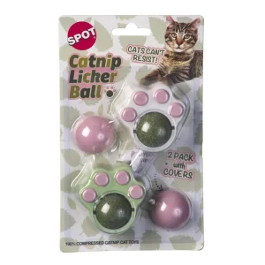 Spot Catnip Licky Ball 2 ct