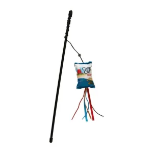 Spot Fun Cat Food Cape Cat Wand Cat Toy 18 in