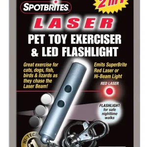 Spot Laser Original, 2-in-1 Dog Toy Silver