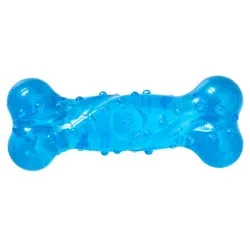 Spot Play Strong Scent-Station Bone Dog Toy Bacon, Blue, 5 in - Image 2