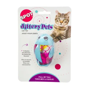 Spot Plush Jittery Fish Cat Toy Assorted, 3 in