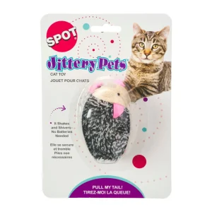 Spot Plush Jittery Hedgehog Cat Toy 3 in