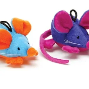 Spot Rattle Clatter Mouse Cat Toy with Catnip Assorted, 9 in Large
