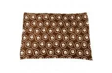 Spot Snuggler Paws/Circle Blanket Chocalate, 40 in x 60 in