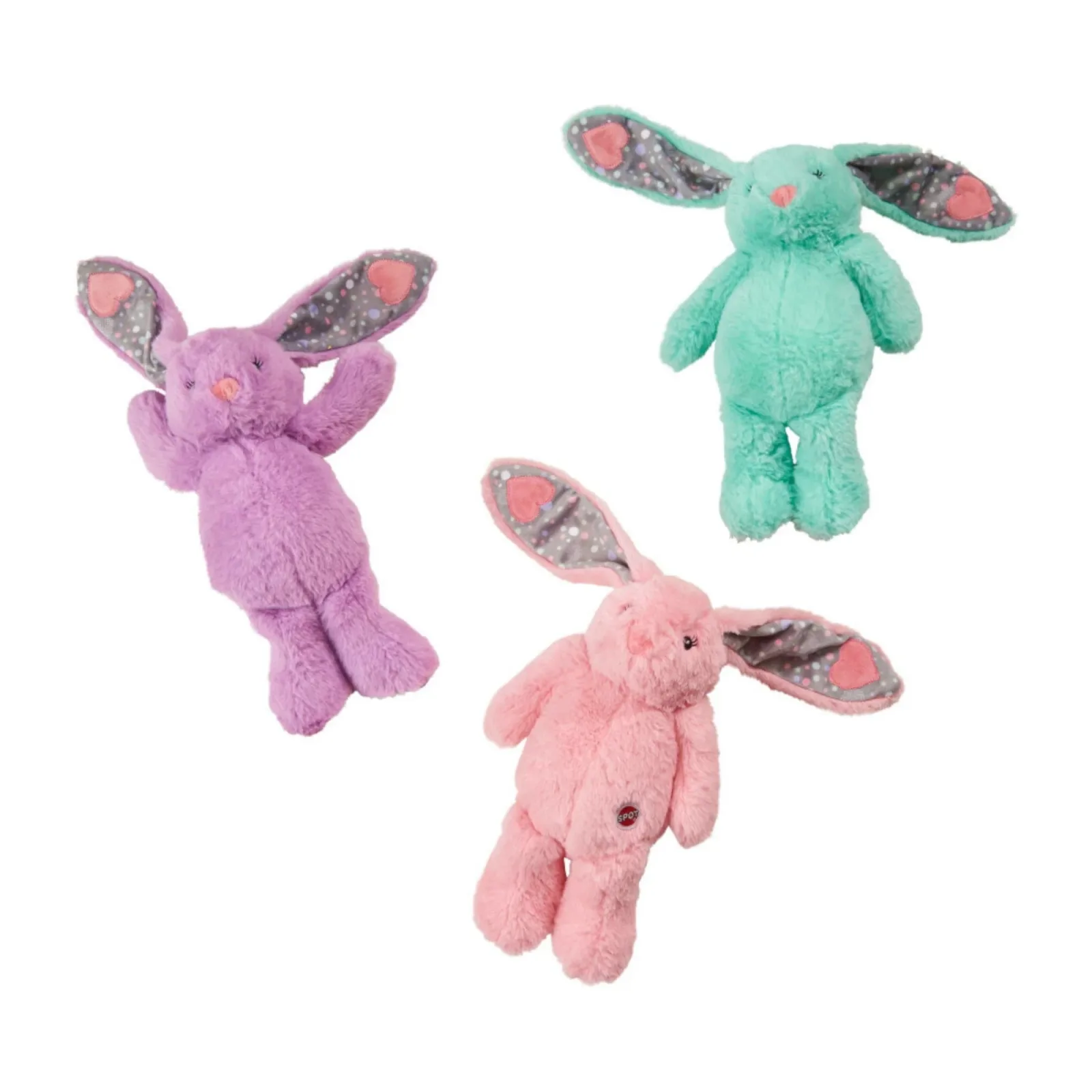Spot Soothers Heartbeat Bunny Dog Toy Assorted, 12 in - Image 2