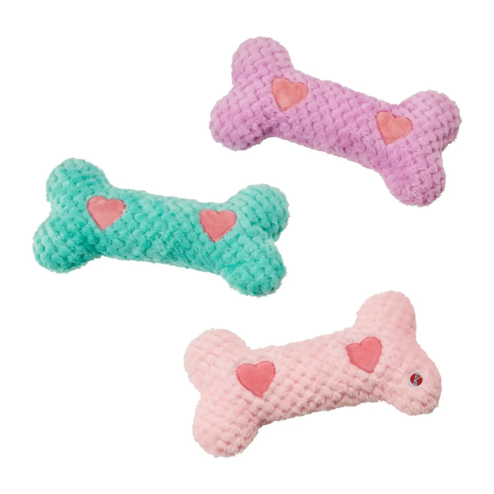 Spot Soothers Warm Hug Bone Dog Toy Assorted, 12 in - Image 2