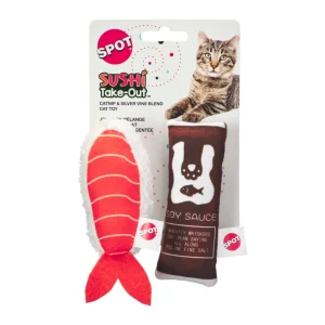 Spot Sushi Take Out Cat Toy Assorted, 2 ct