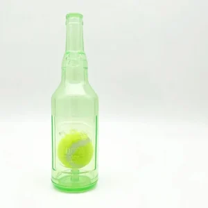 Squeaky Tennis Ball Bottle Dog Toy – Durable Interactive Chew Toy for Dogs