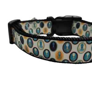 Squid Portraits Nylon Dog Collar