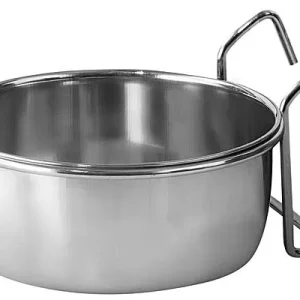Clean Run Stainless Steel Coop Cup with Hook On Hanger