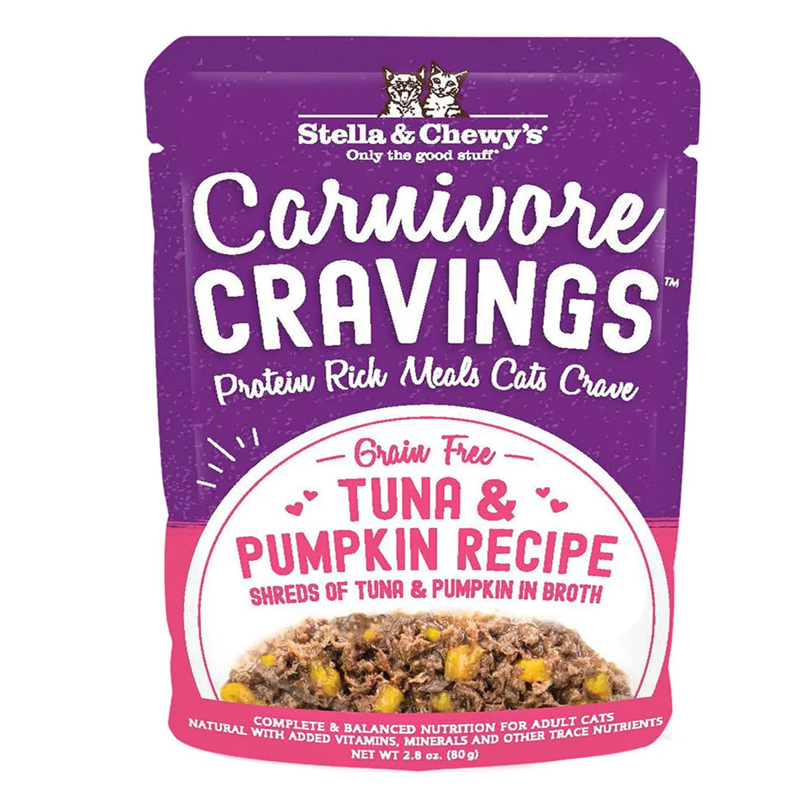 Stella & Chewy's Cat Carnivore Salmon and Tuna, 2.8 oz each, Case of 24