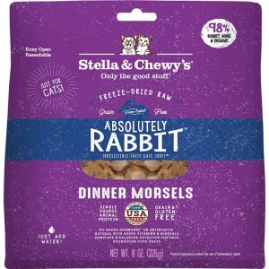 Stella & Chewy's Cat Freeze-Dried Rabbit Dinner 8 oz