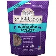 Stella & Chewy's Cat Freeze-Dried Sea-Licious Salmon and Cod Dinner 8 oz
