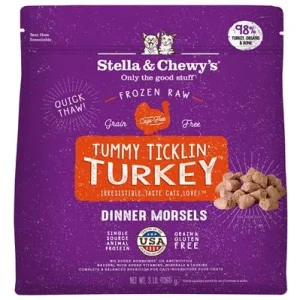 Stella & Chewy's Cat Frozen Dinner Morsels Turkey - 3 lbs