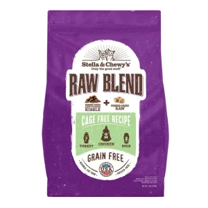 Stella & Chewy's Cat Kibble, Raw Blend Cage -Free Poultry Recipe, 5.0 lb