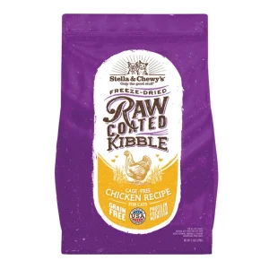 Stella & Chewy's Cat Kibble, Raw Coated Cage -Free Chicken Recipe, 10 lb