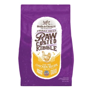 Stella & Chewy's Cat Kibble, Raw Coated Cage -Free Chicken Recipe, 2.5 lb