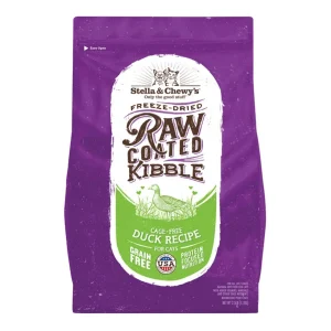 Stella & Chewy's Cat Kibble, Raw Coated Cage Free Duck Recipe, 2.5 lb