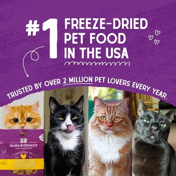 Stella & Chewy's Dinner Duck Duck Goose Freeze-Dried Cat Food - 18 Oz - Image 2