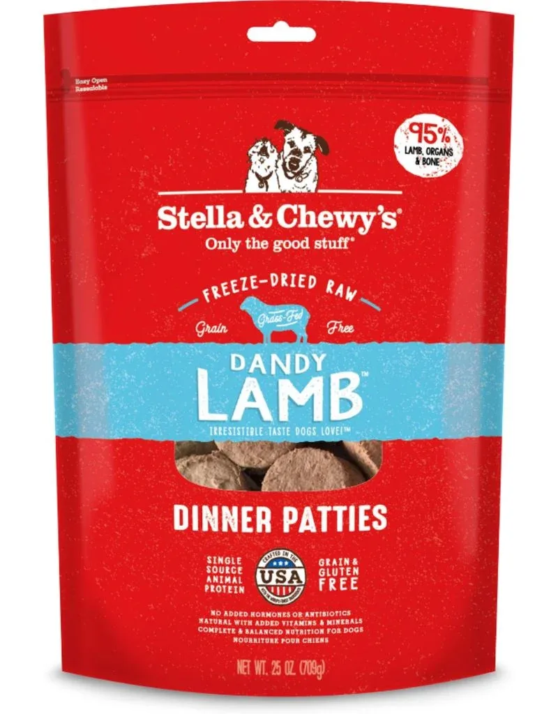 Stella & Chewy's Dinner Patties Lamb Freeze-Dried Dog Food - 25 Oz