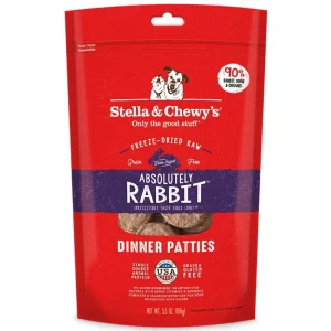 Stella & Chewy's Dinner Patties Rabbit Freeze-Dried Dog Food - 5.5 Oz