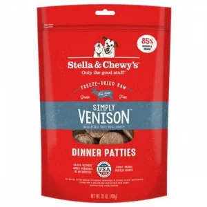 Stella & Chewy's Dinner Patties Simple Venison Freeze-Dried Dog Food - 25 Oz