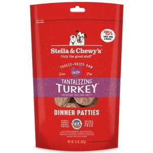 Stella & Chewy's Dinner Patties Turkey Freeze-Dried Dog Food - 14 Oz