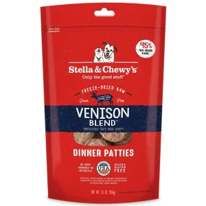 Stella & Chewy's Dinner Patties Venison Freeze-Dried Dog Food - 5.5 Oz