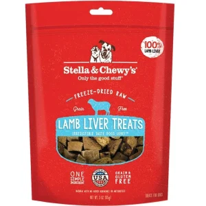 Stella & Chewy's Dog Freeze-Dried Dog Treat Lamb Liver 3 oz