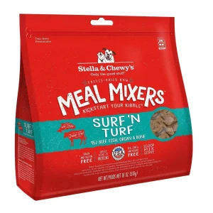 Stella & Chewy's Dog Freeze-Dried Mixer Surf and Turf, 18 oz