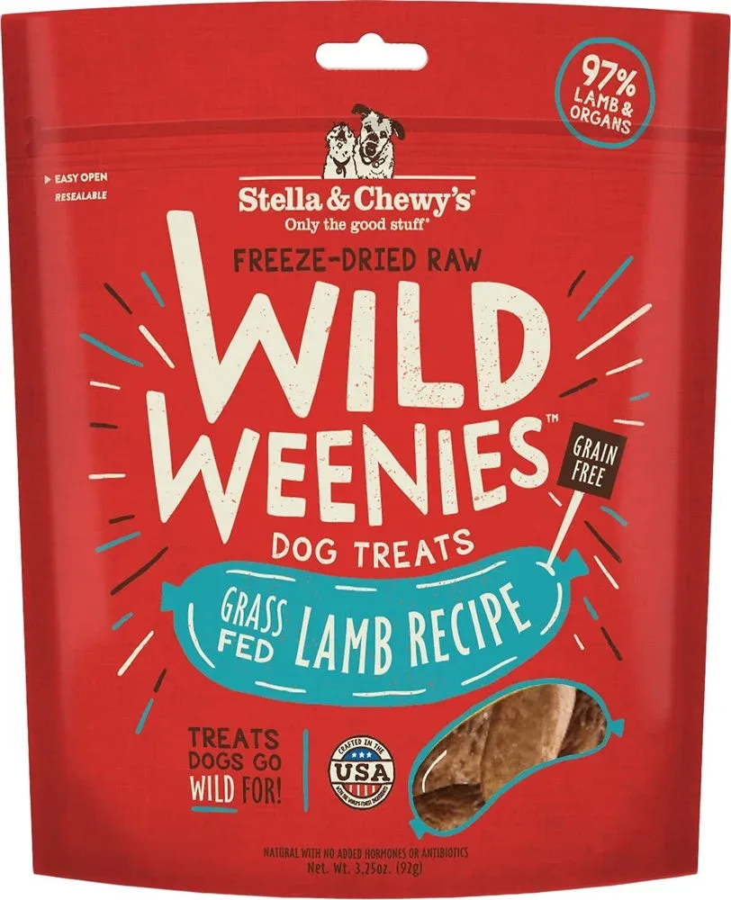 Stella & Chewy's Dog Freeze-Dried Weenie Lamb 3.25 oz