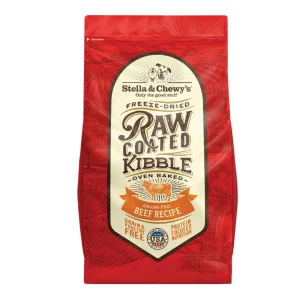 Stella & Chewy's Dog Kibble, Raw Coated Beef, 3.5 lb