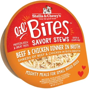 Stella & Chewy's Dog Lil Bites Savory Stew Beef And Chicken 2.7 oz. 12 ct