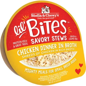 Stella & Chewy's Dog Lil Bites Savory Stew Chicken, 2.7 oz 12 ct