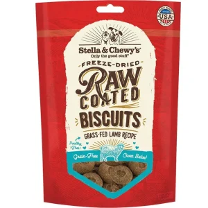 Stella & Chewy's Dog Raw Coated Biscuits Lamb 9 oz
