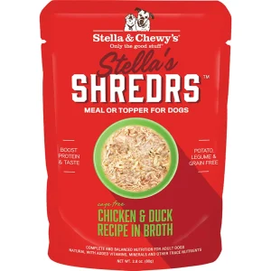 Stella & Chewy's Dog Shredrs Chicken and Duck 2.8 oz. 24 ct