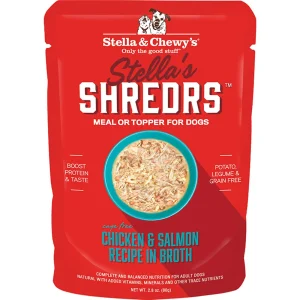 Stella & Chewy's Dog Shredrs Chicken and Salmon 2.8 oz. 24 ct