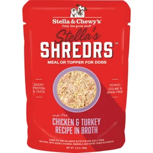 Stella & Chewy's Dog Shredrs Chicken and Turkey 2.8 oz. 24 ct