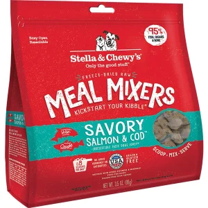 Stella & Chewy's Freeze-Dried Dog Food-Mixers Salmon Cod 3.5 oz