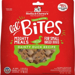 Stella & Chewy's Lil' Bites Dainty Duck Freeze-Dried Dog Food - 7 Oz